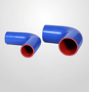 SHORE-FLEXTM 300 SERIES SHAPED COOLANT HOSE 90 DEGREE ELBOW (SILICONE – GLOSSY)